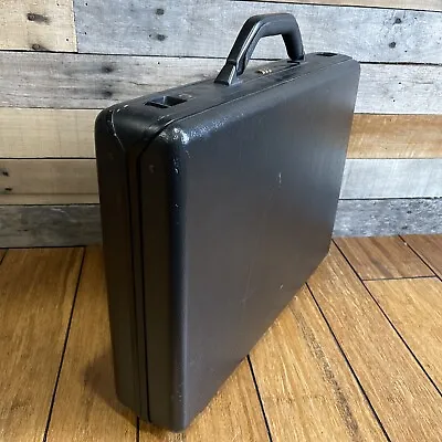 Vintage 80’s Samsonite Accord ST 007 Briefcase Black Attaché Business Agent • $109.99