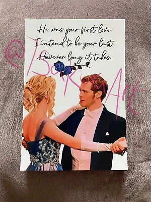 Klaus And Caroline Art Print Poster Klaroline The Vampire Diaries Print TVD • £4.99