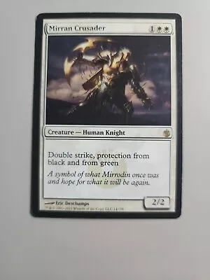 MTG Mirran Crusader Mirrodin Besieged 14/155 Regular Rare • $1.99