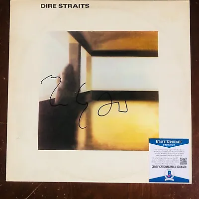 DIRE STRAITS Autograph Signed  Dire Straits  Record   Mark Knopfler Beckett BAS • $799.99