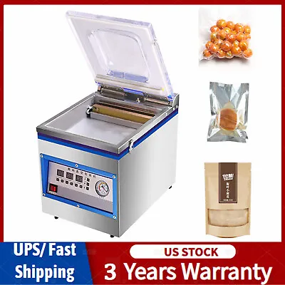 $322.05 • Buy Digital Vacuum Sealer Food Saver Sealing Machine Chamber Packing Tool Commercial