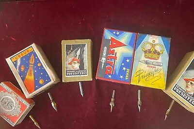 Vintage Calligraphy Dip Ink Nib Pen  Mixed 6 NIBS LOT  • $10