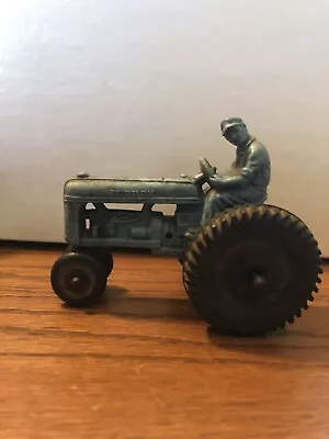 Vintage 4  Blue Auburn Rubber Toy Tractor W/Allstate Wheels-1950s • $9