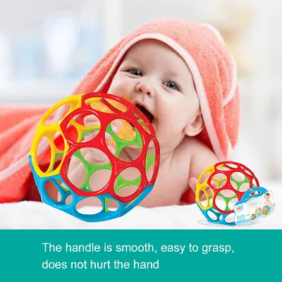 Bright Starts Easy Grasp Ball Newborn Newborn Baby Toy Multicoloured  Gifts • £3.29