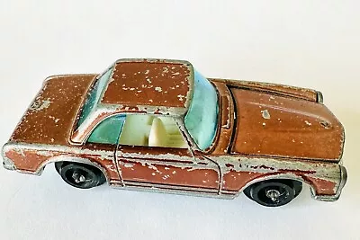 Hot Wheels Redline 1969 Mercedes Benz 280SL Copper Brown Original White Interior • $29.95