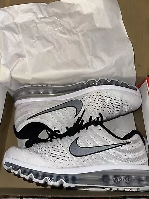 Size 9.5 - Nike Air Max 2017 White - 849559-100 • $170