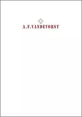 A.F.Vandevorst - 9789492677259 • $81.05