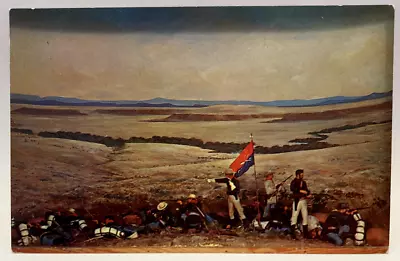 The Custer Diorama Custer Battlefield National Monument Montana MT Postcard • $3.65