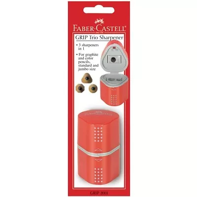 Faber-Castell GRIP Trio Pencil Sharpener • $70.02