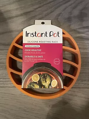 INSTANT POT SILICONE ROASTING RACK Orange Genuine Compatible 6 Or 8-quart New • $10.34