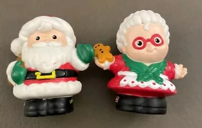 Lot Of 2 Fisher Price Little People Christmas Santa & Mrs Clause Replacements • $11.99