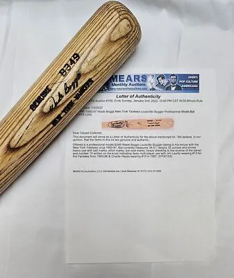 Wade Boggs Game Bat Lvs B349 (1993-97) Yankees Red Sox Rays 3000 Hits Hof • $344.95