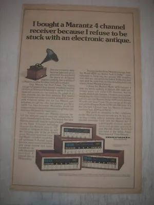 1973 Marantz Receivers Advertisement - 4270 4220 4300 4230 • $19.99