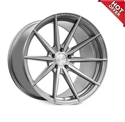 4ea 20  Rohana Wheels RFX1 Brushed Titanium Rims(S10) • $2240