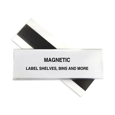 C-Line® HOL-DEX Magnetic Label Holders 2 X 6 Clear 10 Holders (CLI87247) • $19.59