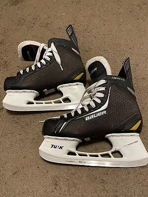 Bauer TUUK Ice Hockey Skates Supreme One.4 Lightspeed Pro Men's 7.5 Black Gray • $39.99