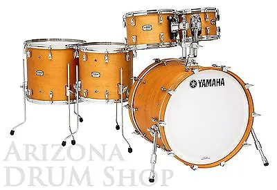 Yamaha Absolute Hybrid Maple 5pc Drum Set Vintage Natural 22x18-10-12-14-16 NEW • $4419.99