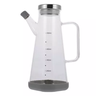  Oil Can Olive Glass Dispenser Vinegar Cruet Container Sauce • £17.69