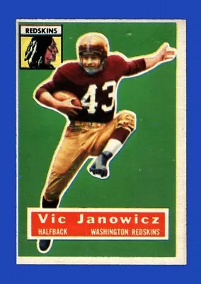 1956 Topps Set-Break # 13 Vic Janowicz VG-VGEX *GMCARDS* • $0.79