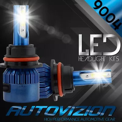 AUTOVIZION LED HID Headlight Conversion Kit 9004 HB1 6000K 1986-1995 Mazda 323 • $22.99