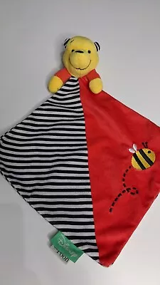 Winnie The Pooh Comforter Soft Cuddly Teddy Bear Blankie Plush Rainbow Designs • £4.96