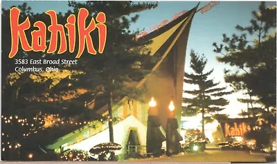 Kahiki Supper Club Postcard Vintage Tiki Restaurant Columbus OH • $4.99