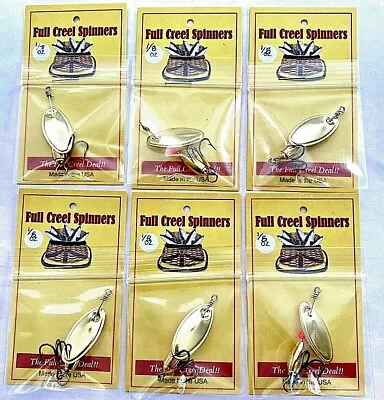 $13 • Buy Inline Trout Spinners Lot Of 6 Best American Made Trout Fishing Spinner
