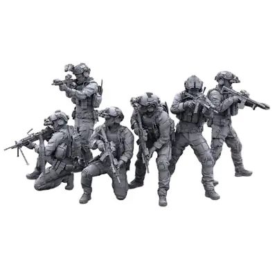 USA 1/35 Resin Figure Modern US Special Forces Soldier 6 Men Unassemby Unpaint • $35.01