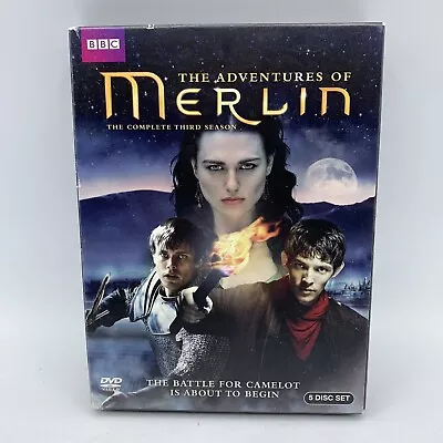 Merlin: Complete Third Season 3 (DVD 2012 5-Disc Set) BBC • $16.95