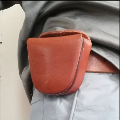 Genuine Leather Belt  Pellet Pouch Storage Bag For  Balls Portable • £6.64