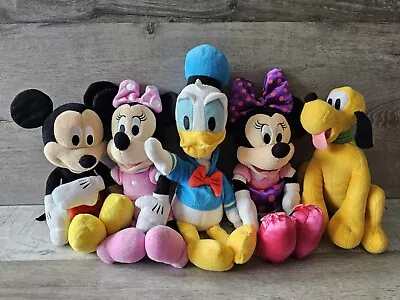 Disney Mickey Mouse Plush Doll Stuffed Animal Toy Minnie Mouse Pluto Donald Duck • $15