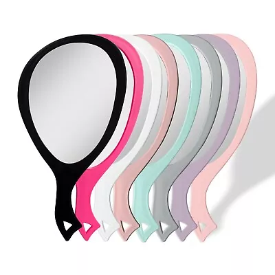 Zadro Large Teardrop Handheld Hand Mirror With Curved Handle & 1X Magnification • $19.99