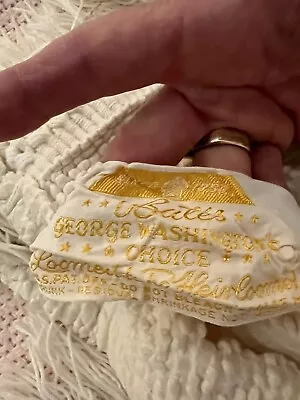 Bates Vintage Chenille Bedspread George Washington's Queen Size • $25