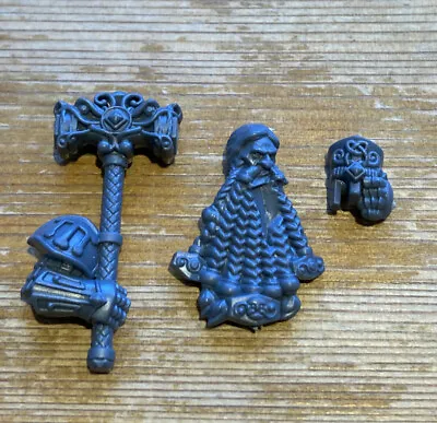 £2.99 • Buy Warhammer AoS Duardin Dwarf Hammerer Old Guard Champion Head And Arms New Bits