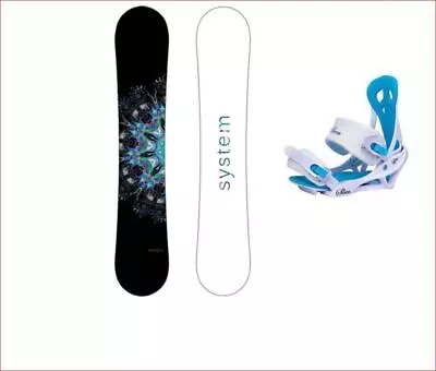 New System MTNW And Mystic Women's Snowboard Package • $269.95