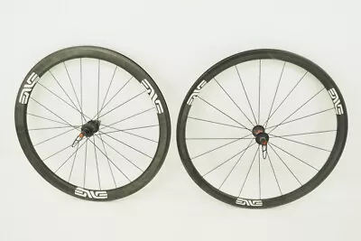 ENVE SES 35/45 700c Carbon Fiber Road Bike Wheelset QR Rim Brake HG 11 DT 240 • $549.99