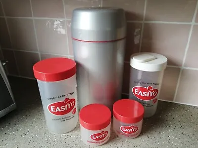 EasiYo Yogurt Maker In Silver With Jars / Containers /Fridge Pots • £18