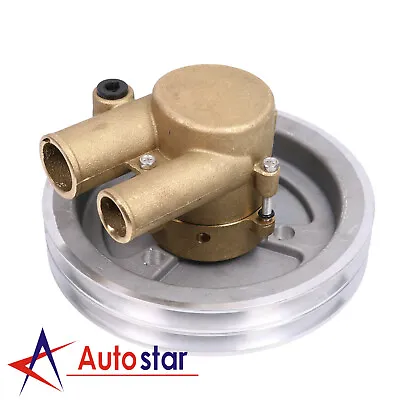 Raw Water Sea Pump W/ V Belt For Volvo Penta 21255090 3812520 4.3 GL 5.0 V6 V8  • $85.97