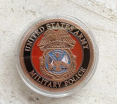 MP-Military Police Army Agent Challenge Coin-Gold PL US Army • $15.97