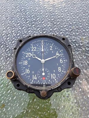 WW2 Bomber Cockpit Clock Fliteclock USA 8 Day. • £149.99