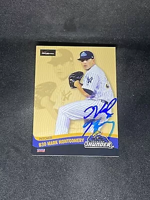 Mark Montgomery 2015 Choice Trenton Thunder #14 Auto Autographed Signed Card • $4.95