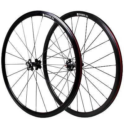 Conquer Elite S-300 Fixed Gear 700c Wheelset With machined Axle Bolts • $216