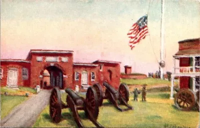 Postcard Fort McHenry From Oil Painting By Helen Penniman Maryland MD       Y662 • $14.95