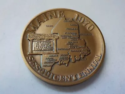 1970 Maine Sesquicentennial Bronze Token / Medal • £12.05