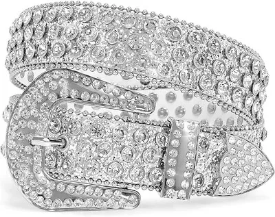 Men/Women Rhinestone Belt Western Cowgirl/Cowboy Vintage Bling Crystal Diamond • $17.09