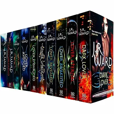 J.R. Ward Black Dagger Brotherhood World Series Books 1 - 10 Collection Set • £32.85