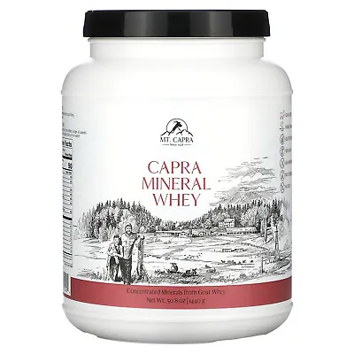 Mt Capra Capra Mineral Whey 50 8 Oz 1440 G All-Natural Chemical-Free • $65.70