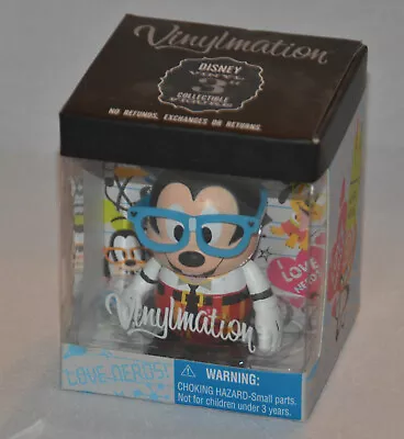 New! Sealed! Disney VINYLMATION Nerds MICKEY MOUSE (Vinyl Figure) Fast Shipping! • $50