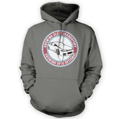 Grow Up Optional Skyline Hoodie -x12 Colours- R33 Funny JDM Drift Furious • $68.15