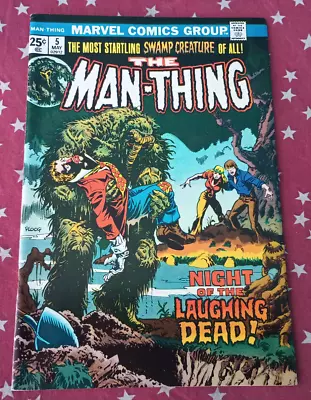 Man-Thing #5  Marvel Horror Mike Ploog Cover 1974 Fine /Very Fine • $3.99